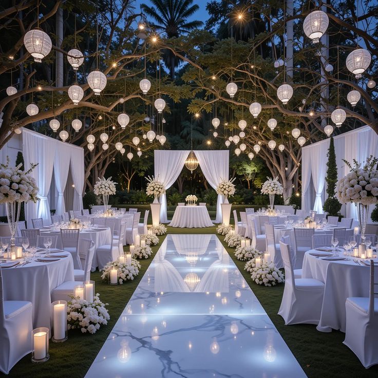 Summer-Weddind-Decoration-Lighting-Idea.
