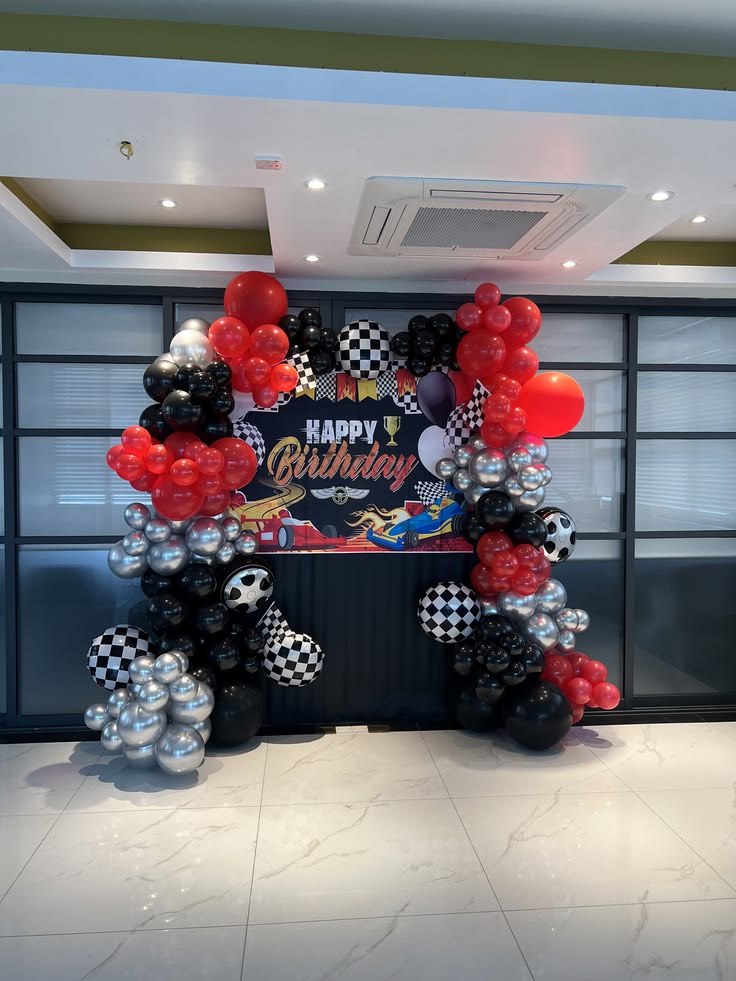Car-Themed-18th-Birthday-Party.