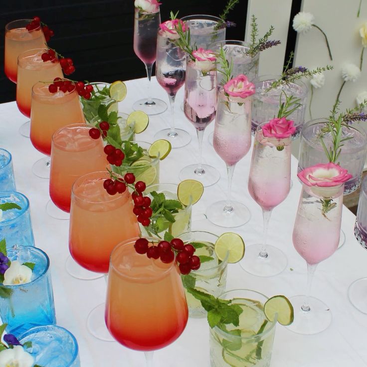Mocktail-Bar-father’s day beverage station ideas