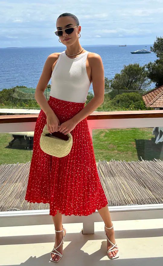 Red-Tank-Top-White-Midi-Skirt.