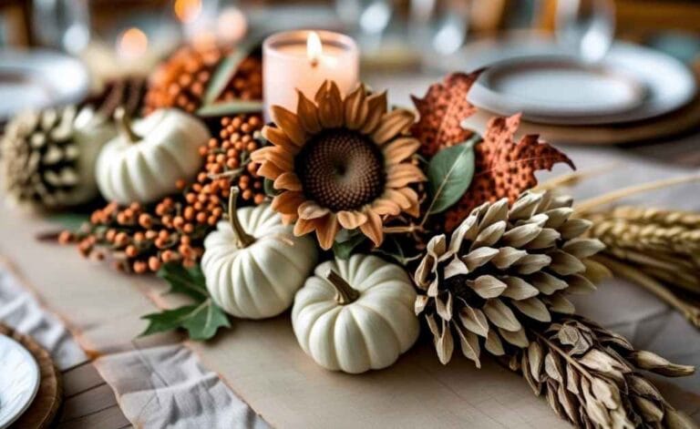 FALL WEDDING CENTERPIECE IDEAS THAT DON’T RELY HEAVY ON FLOWERS