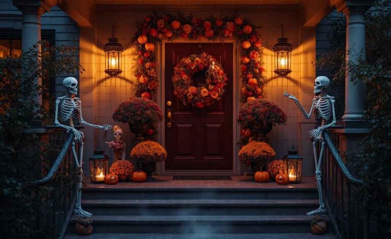 Halloween Outdoor Decor Ideas for Front Porch