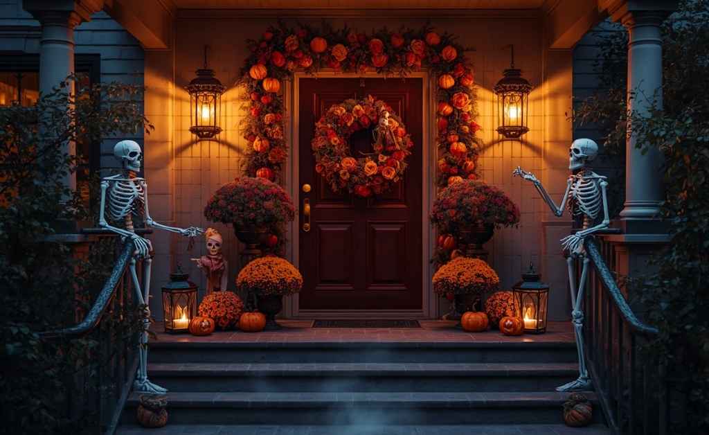 Halloween Outdoor Decor Ideas for Front Porch