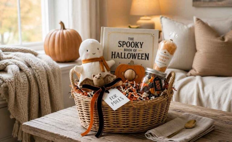 Cozy Halloween Boo Basket Ideas